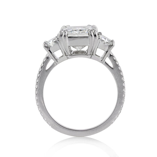 5.04ct Radiant Cut Diamond Engagement Ring
