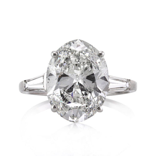 5.32ct Oval Cut Diamond Vintage Engagement Ring – Mark Broumand