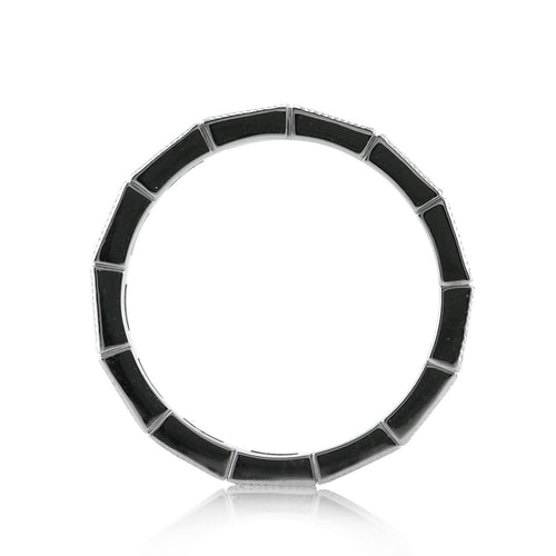 1.10ct Baguette Cut Diamond Eternity Band in 18k White Gold