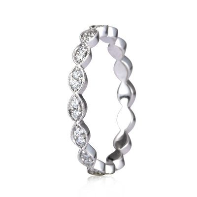 0.35ct Round Brilliant Cut Diamond Eternity Band in Platinum