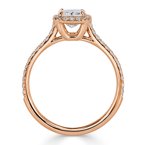 1.41ct Radiant Cut Diamond Engagement Ring