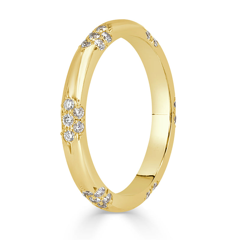 0.40ct Round Brilliant Cut Diamond Eternity Band in 18k Yellow Gold