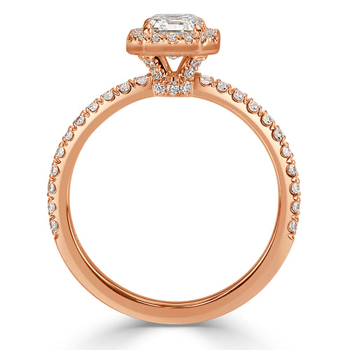 1.46ct Emerald Cut Diamond Engagement Ring