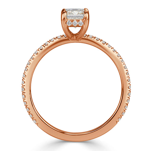 1.35ct Emerald Cut Diamond Engagement Ring