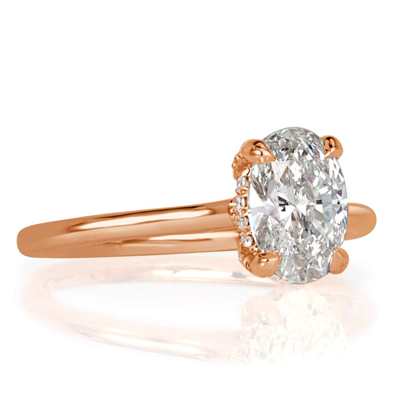 1.32ct Oval Cut Diamond Engagement Ring