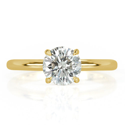 1.13ct Old European Cut Diamond Engagement Ring
