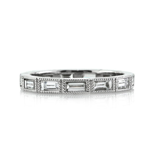 1.10ct Baguette Cut Diamond Eternity Band in Platinum