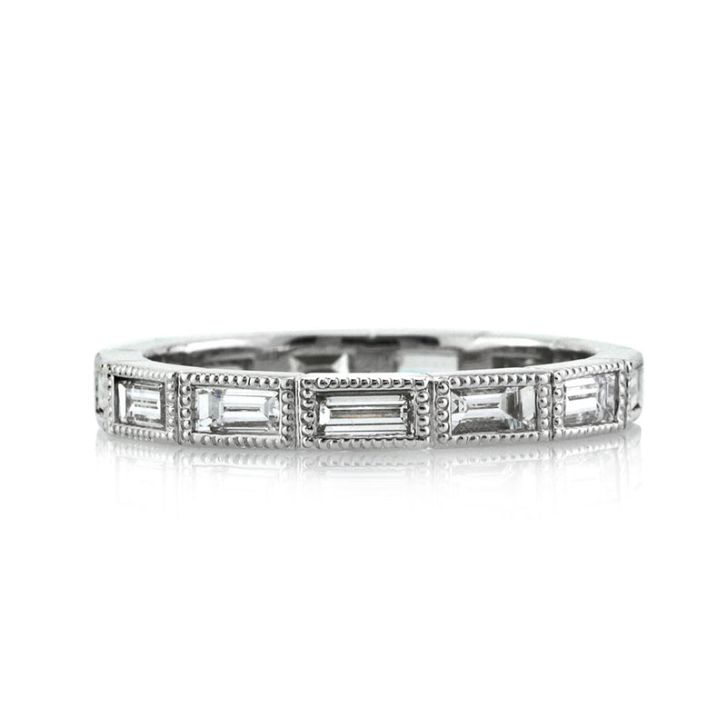 1.10ct Baguette Cut Diamond Eternity Band in Platinum