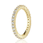 1.00ct Round Brilliant Cut Diamond Eternity Band in 18k Yellow Gold