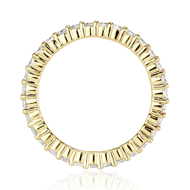 1.00ct Round Brilliant Cut Diamond Eternity Band in 18k Yellow Gold