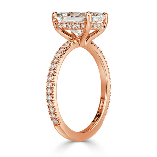 2.90ct Radiant Cut Diamond Engagement Ring
