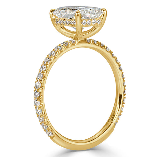 2.48ct Radiant Cut Diamond Engagement Ring