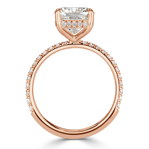 3.73ct Cushion Cut Diamond Engagement Ring