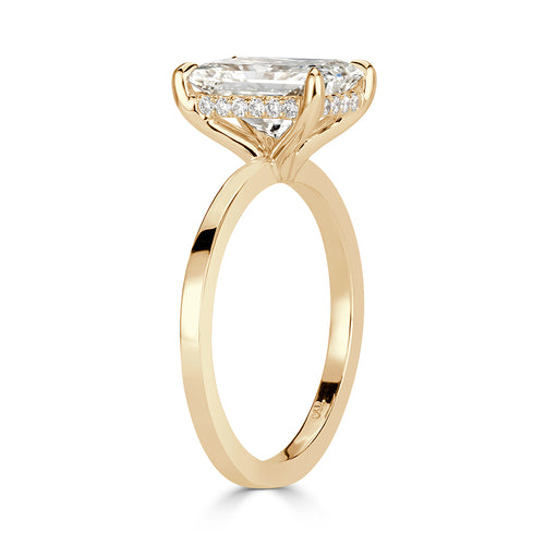 2.64ct Radiant Cut Diamond Engagement Ring
