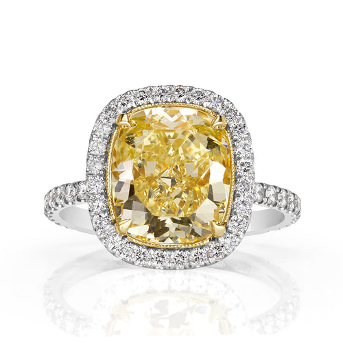 4.72ct Cushion Cut Diamond Engagement Ring