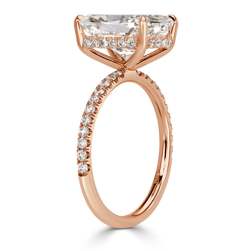 4.76ct Cushion Cut Diamond Engagement Ring