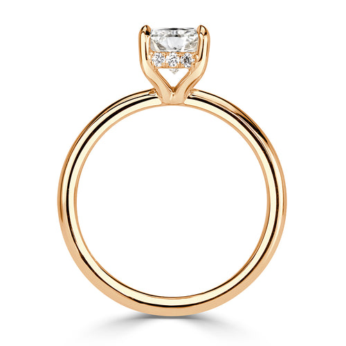 1.62ct Radiant Cut Diamond Engagement Ring