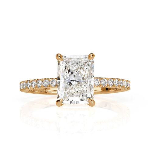 2.50ct Radiant Cut Diamond Engagement Ring