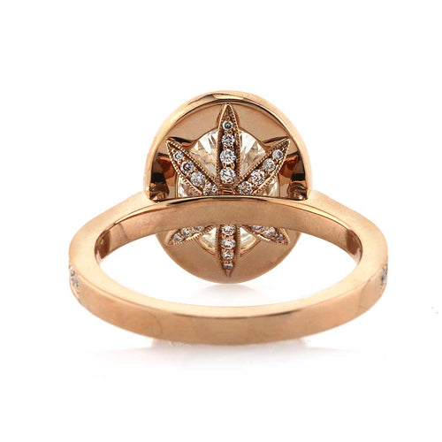 3.55ct Oval Cut Diamond Engagement Ring