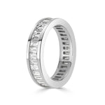 2.42ct Baguette Cut Diamond Eternity Band in Platinum