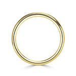 Modern Rounded Wire Band in 18k Yellow Gold