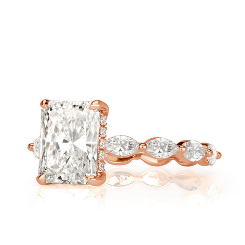 2.99ct Radiant Cut Diamond Engagement Ring