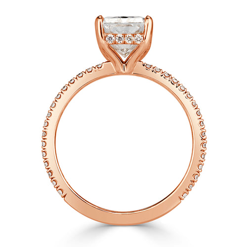 2.94ct Radiant Cut Diamond Engagement Ring