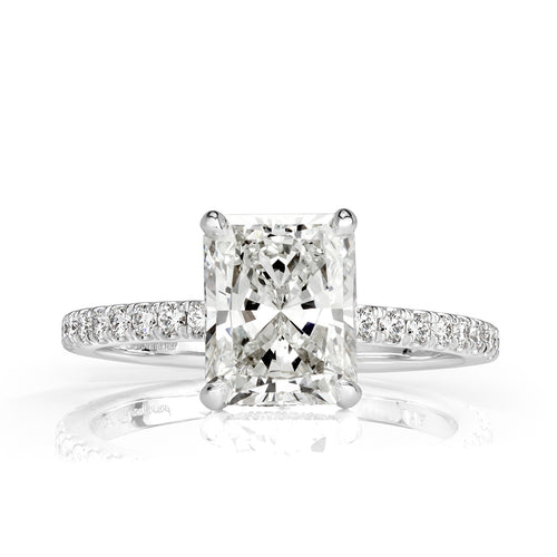 2.53ct Radiant Cut Diamond Engagement Ring