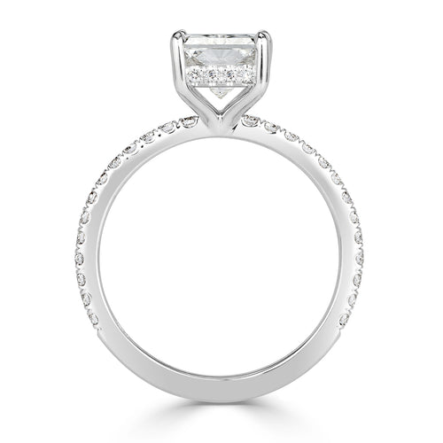 2.53ct Radiant Cut Diamond Engagement Ring