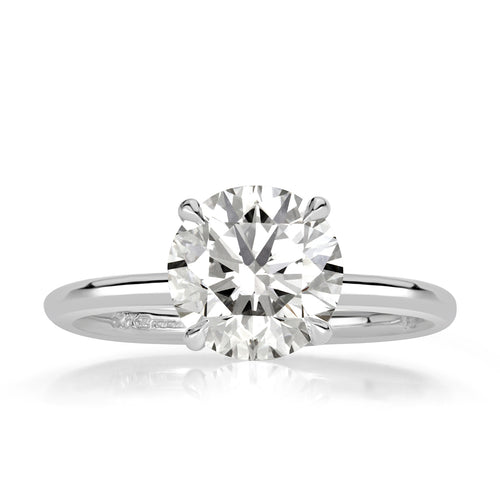 2.32ct Round Brilliant Cut Diamond Engagement Ring