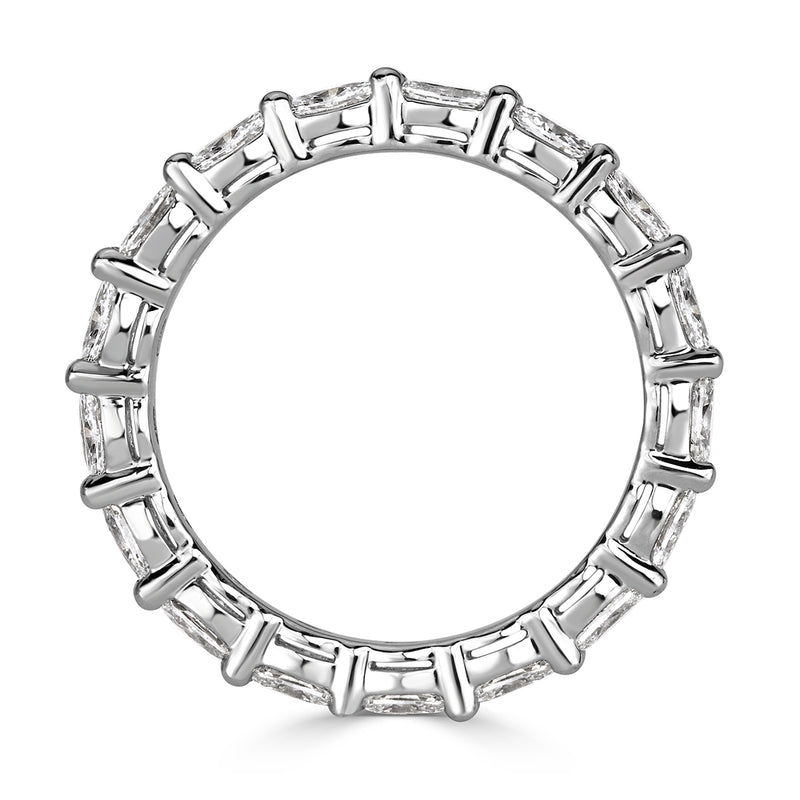 1.50ct Oval Cut Diamond Eternity Band in Platinum