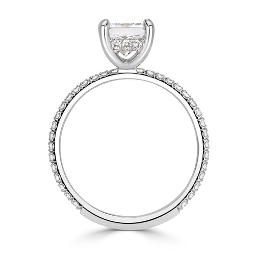 1.60ct Princess Cut Diamond Engagement Ring
