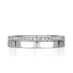 0.48ct Round Brilliant Cut Diamond Eternity Band in 18k White Gold